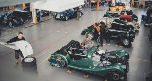 Morgan Motor Company drone video